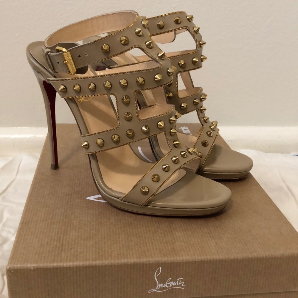 Christian Louboutin Caged Sandals Size 7